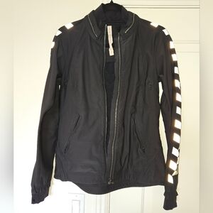 Lululemon Jacket - Black with Reflective Sleeves